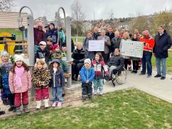 Öschelbronner Inklusionsspielplatz feierlich eingeweiht
